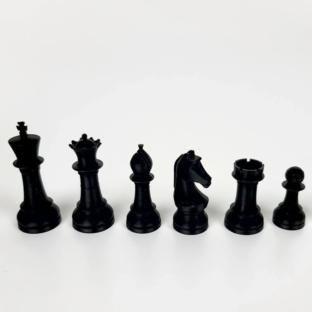 Magnetic 3d-Printed Folding Staunton‎ Chess Set Good Christmas Gift Idea
